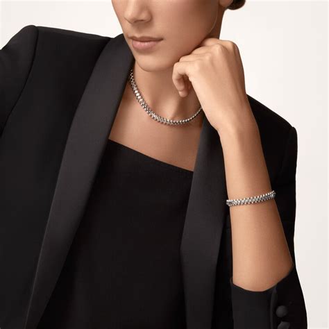 cartier necklace white gold|clash de cartier gold necklace.